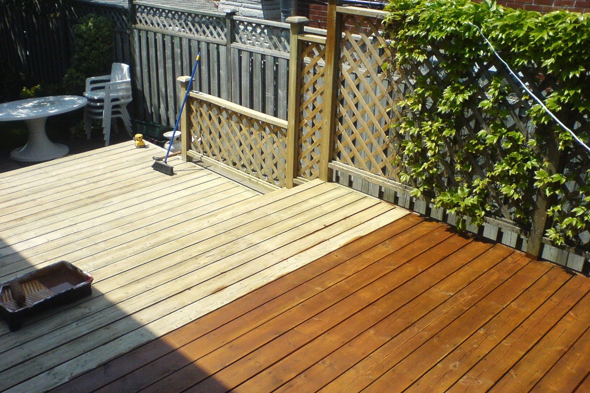 Deck Clean Stain Exterior Painting 13