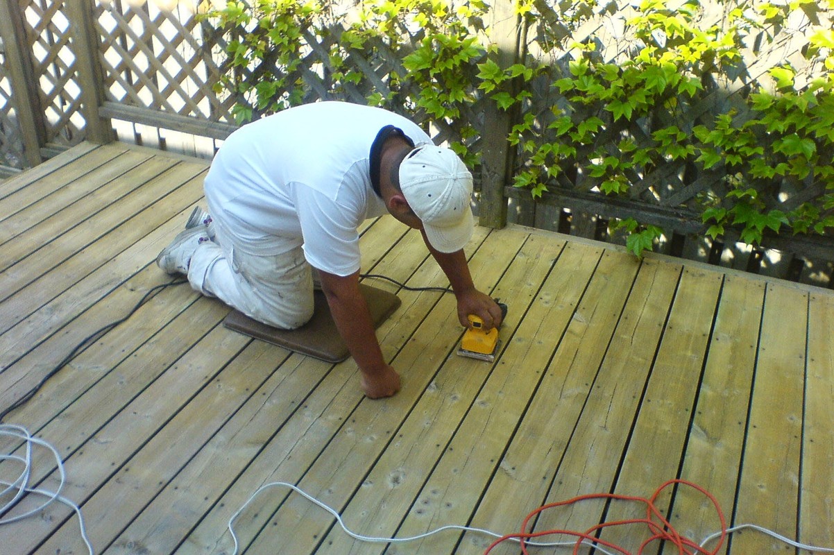 Deck Clean Stain Exterior Painting 15