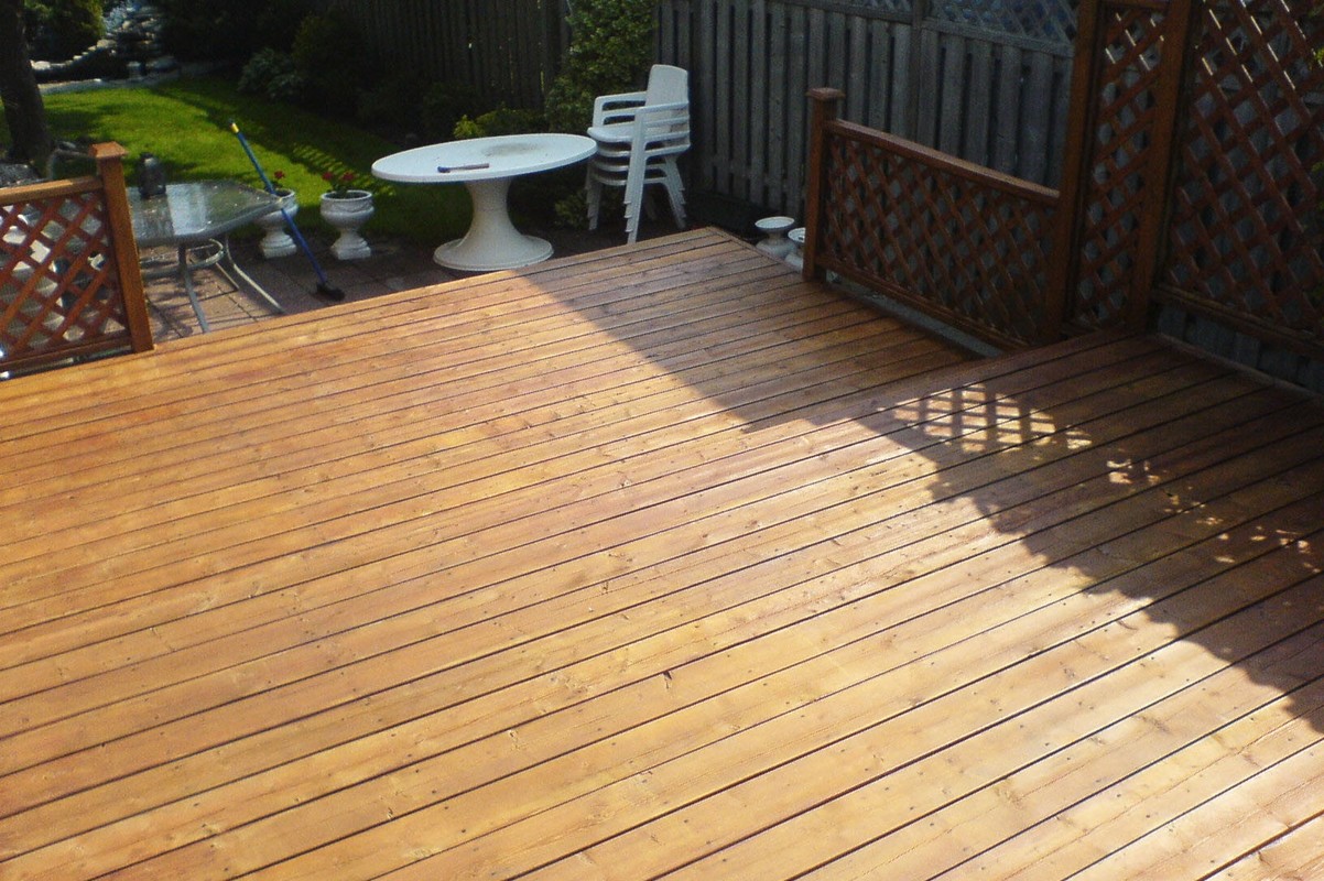 Home Deck Clean & Stain^After